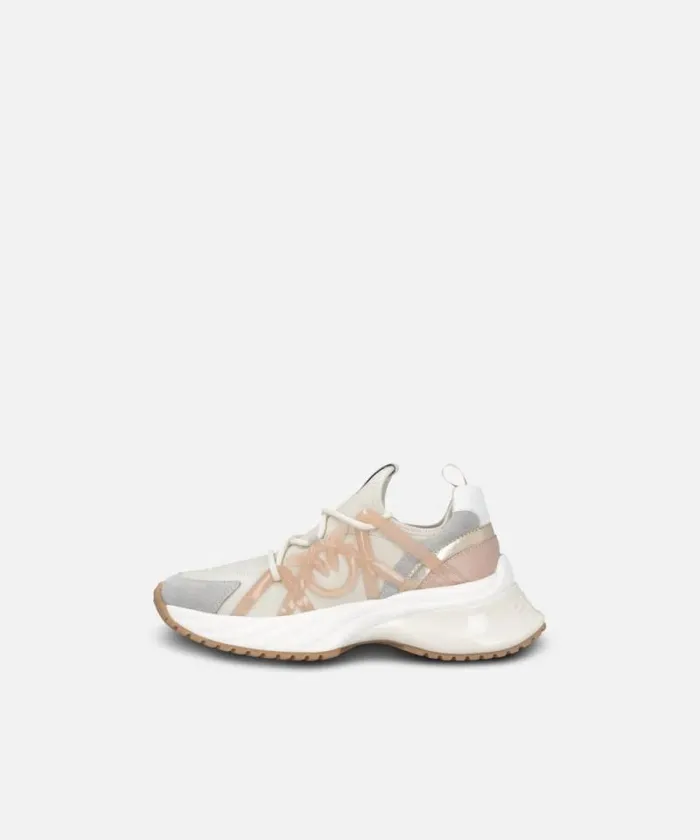 Women Sneakers Pinko ARIEL Sliponsneakers With Laminated Detail Milknude Women Sneakers Pinko ARIEL Sliponsneakers With Laminated Detail Milknude