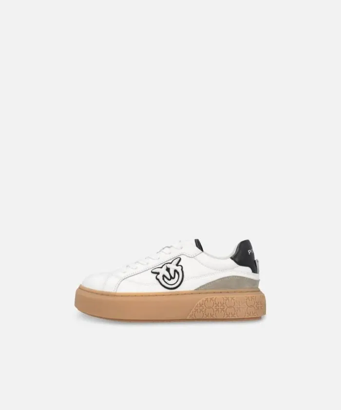 Women Sneakers Pinko Leather Platform Sneakers Whiteblack Women Sneakers Pinko Leather Platform Sneakers Whiteblack