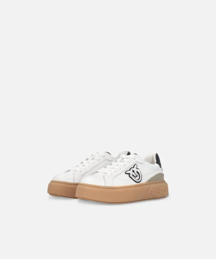 Women Sneakers Pinko Leather Platform Sneakers Whiteblack Women Sneakers Pinko Leather Platform Sneakers Whiteblack