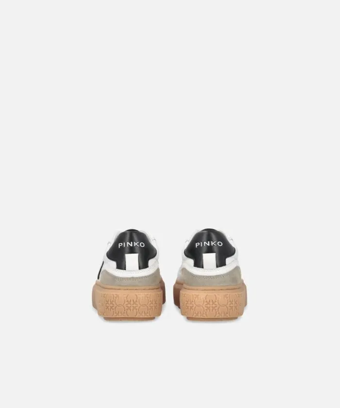 Women Sneakers Pinko Leather Platform Sneakers Whiteblack Women Sneakers Pinko Leather Platform Sneakers Whiteblack