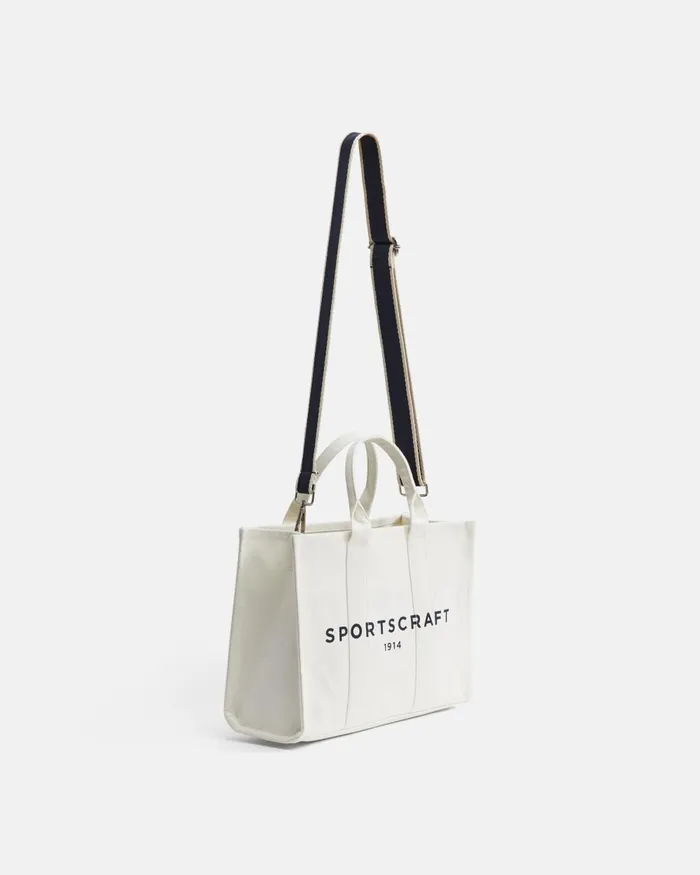 Women Sportscraft Bags Lady Tote White