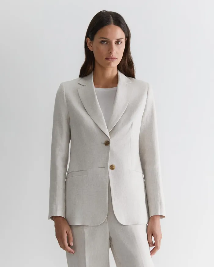 Women Sportscraft Blazers Freya Linen Blazer String
