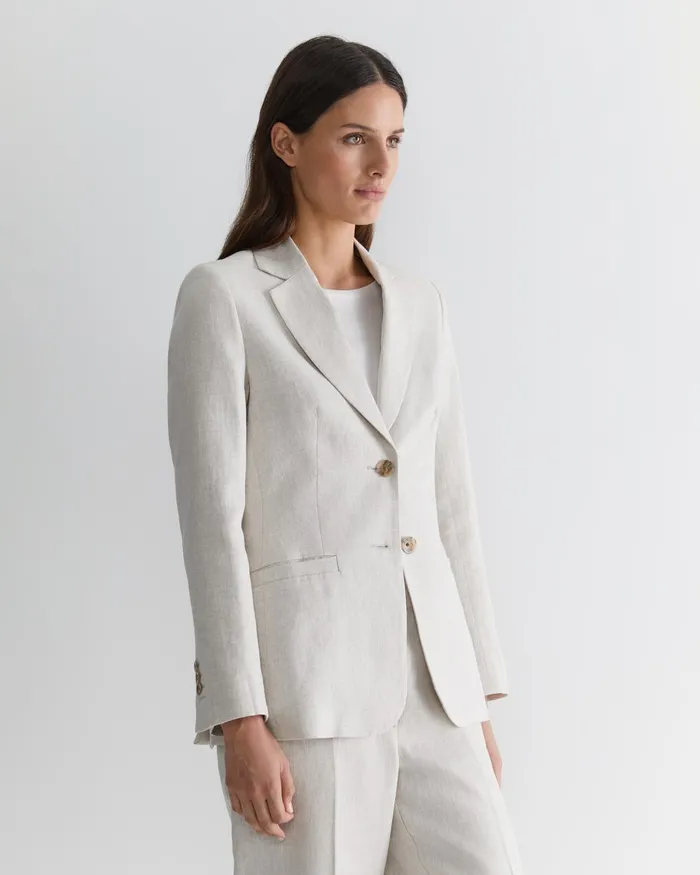 Women Sportscraft Blazers Freya Linen Blazer String