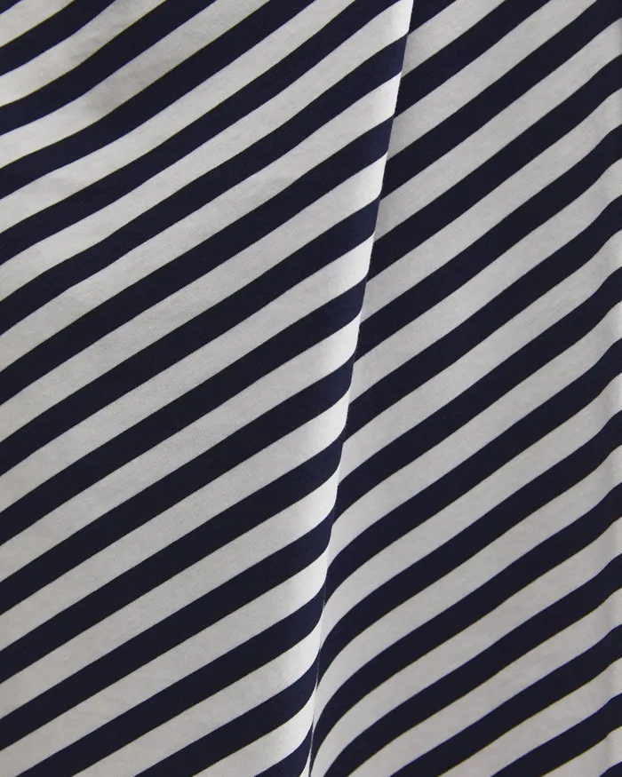 Women Sportscraft Dresses Tie Mercerised Cotton Jersey Dress Whitenavy