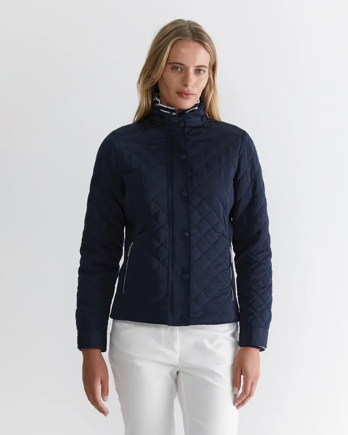 Women Sportscraft Jackets and Coats Vera Quilted Jacket Navy