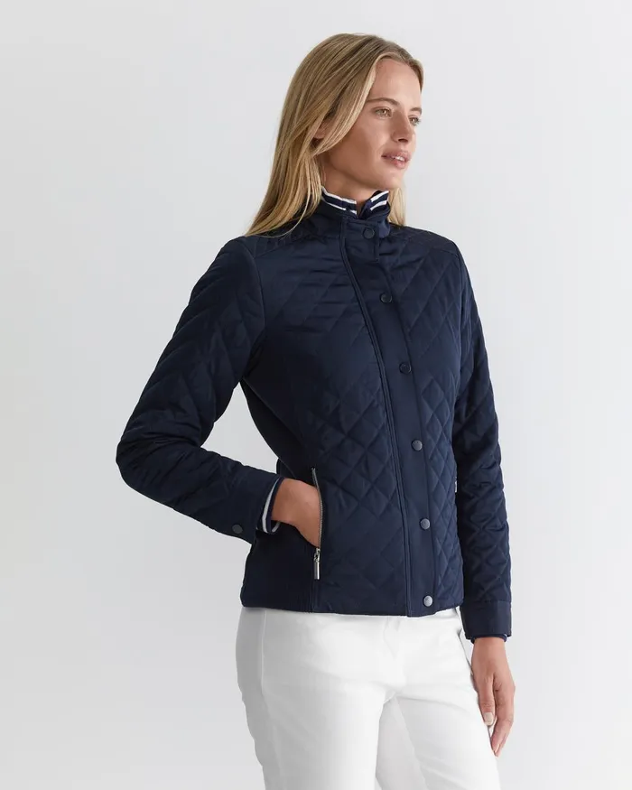 Women Sportscraft Jackets and Coats Vera Quilted Jacket Navy