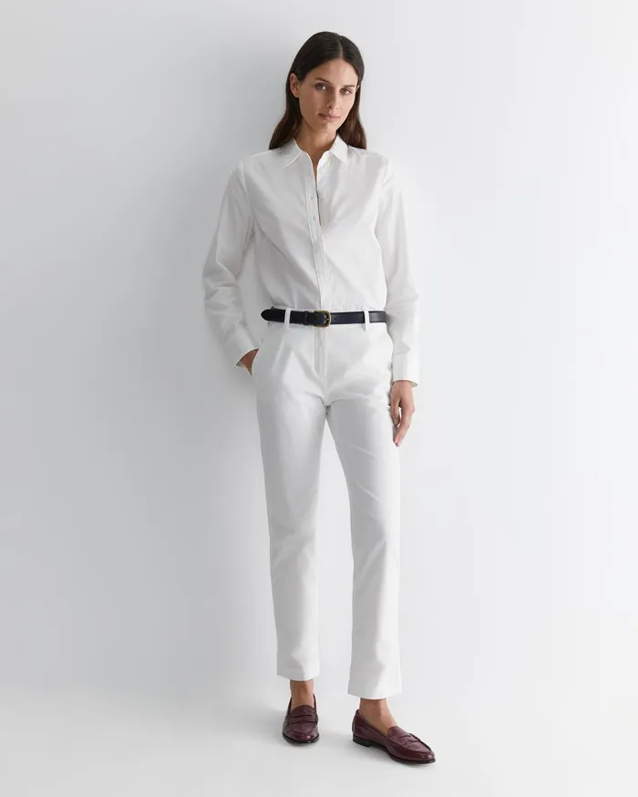 Women Sportscraft Pants Laura Relaxed Chino White