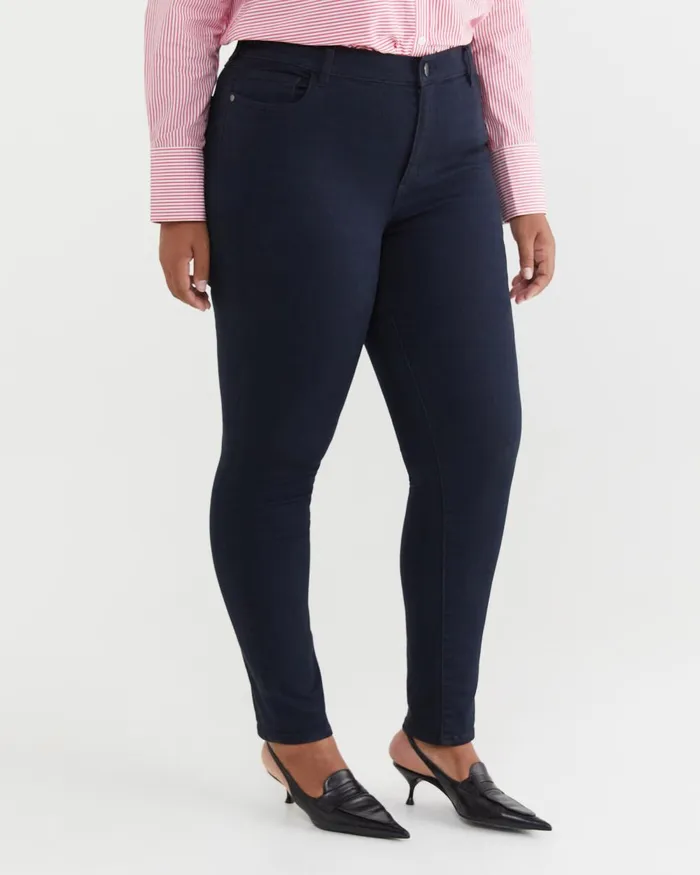 Women Sportscraft Plus Jackie High Waist Skinny Jean Dark Wash