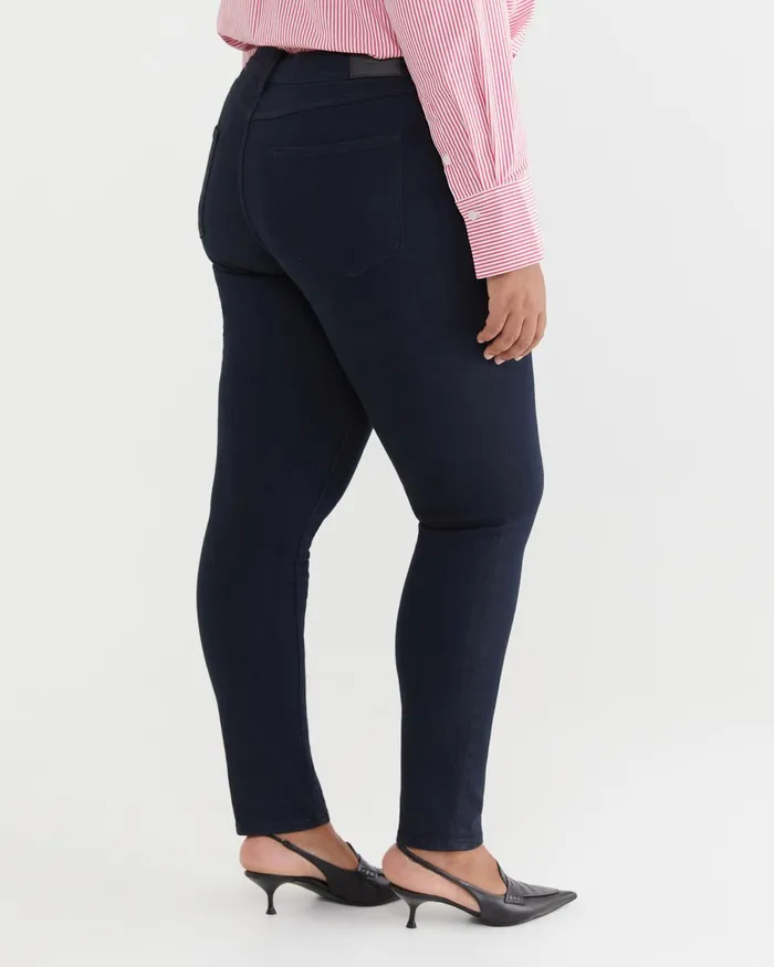 Women Sportscraft Plus Jackie High Waist Skinny Jean Dark Wash