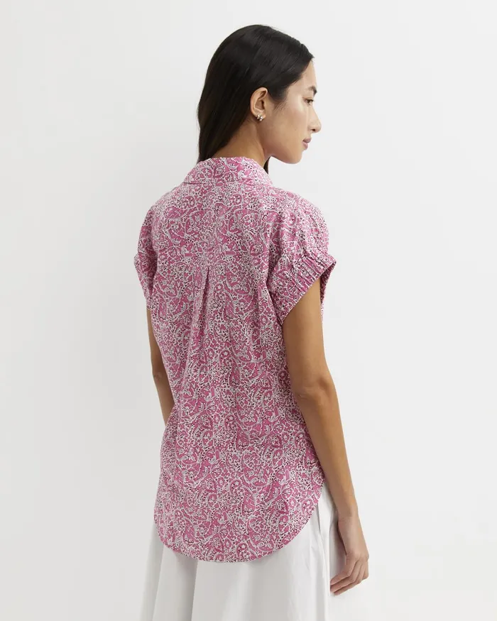 Women Sportscraft Shirts Laurel Short Sleeve Liberty Shirt Pink Multi