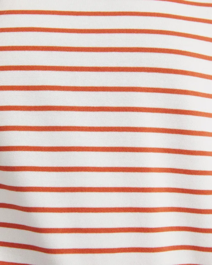 Women Sportscraft Tops and Tees Amanda Stripe Short Sleeve Tee Orangewhite