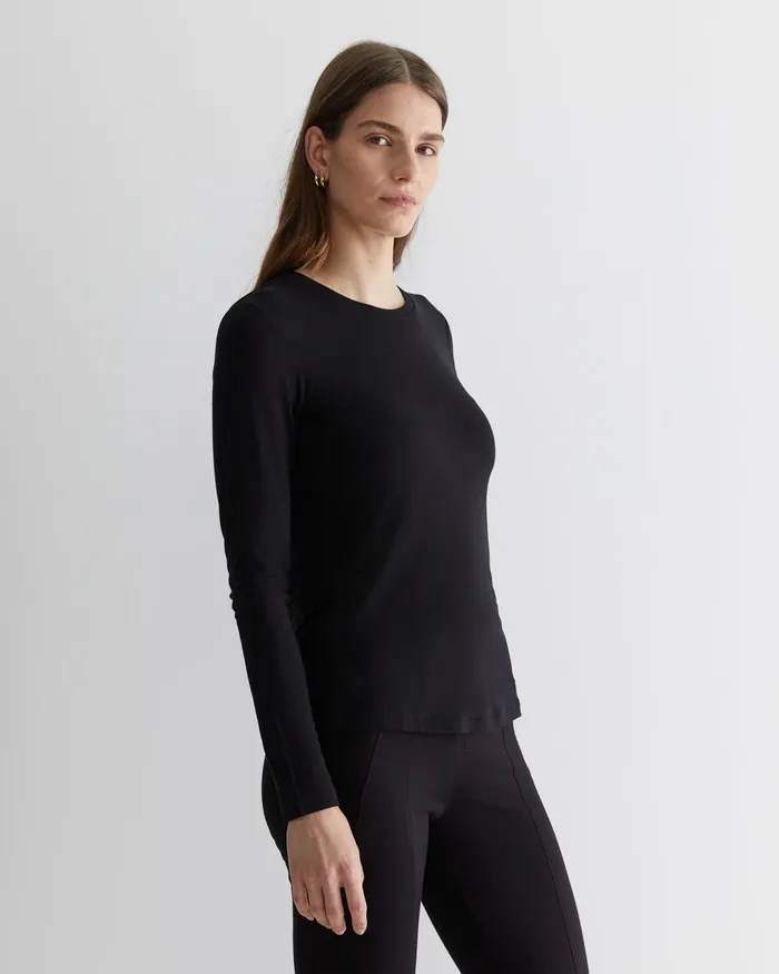 Women Sportscraft Tops and Tees Magic Long Sleeve Tee Black