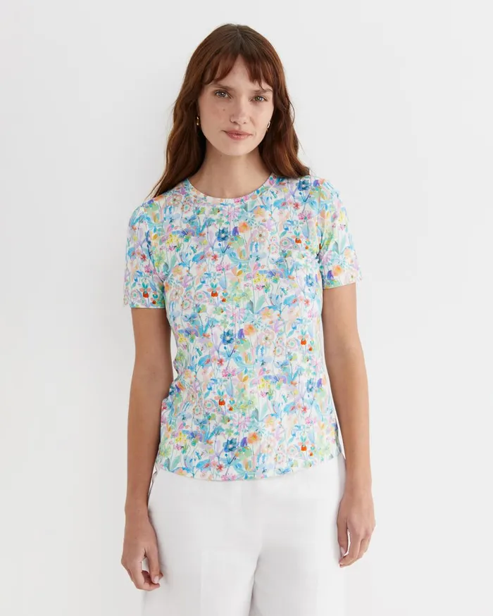 Women Sportscraft Tops and Tees Proposal Short Sleeve Liberty Tee Multi