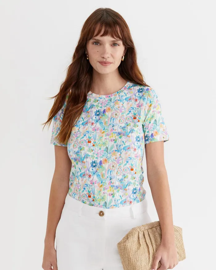 Women Sportscraft Tops and Tees Proposal Short Sleeve Liberty Tee Multi
