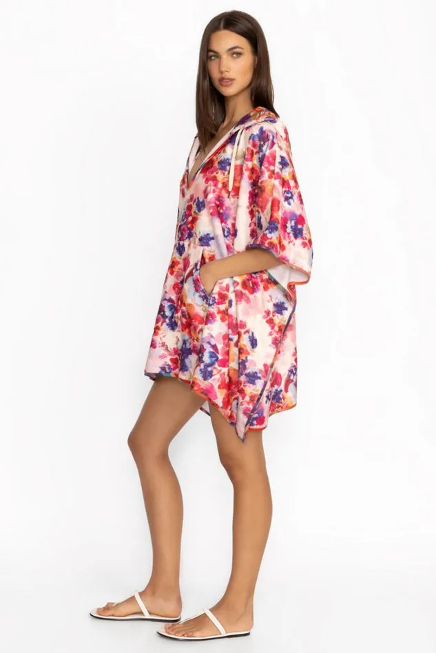 Women SUMMER DAYS TERRY PONCHO HOODIE Summer Days Johnny Was Swim and Resort Women SUMMER DAYS TERRY PONCHO HOODIE Summer Days Johnny Was Swim and Resort