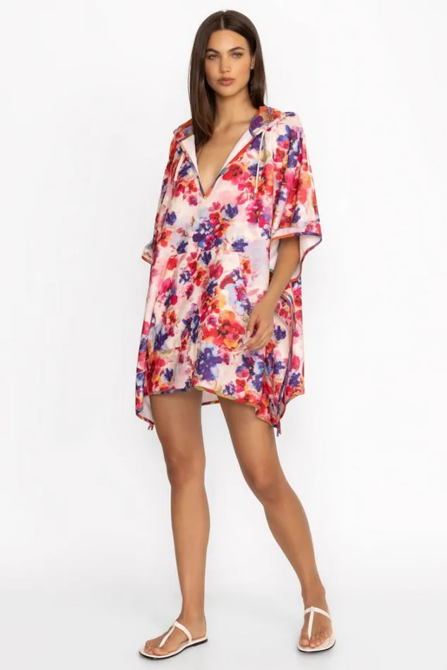 Women SUMMER DAYS TERRY PONCHO HOODIE Summer Days Johnny Was Swim and Resort Women SUMMER DAYS TERRY PONCHO HOODIE Summer Days Johnny Was Swim and Resort