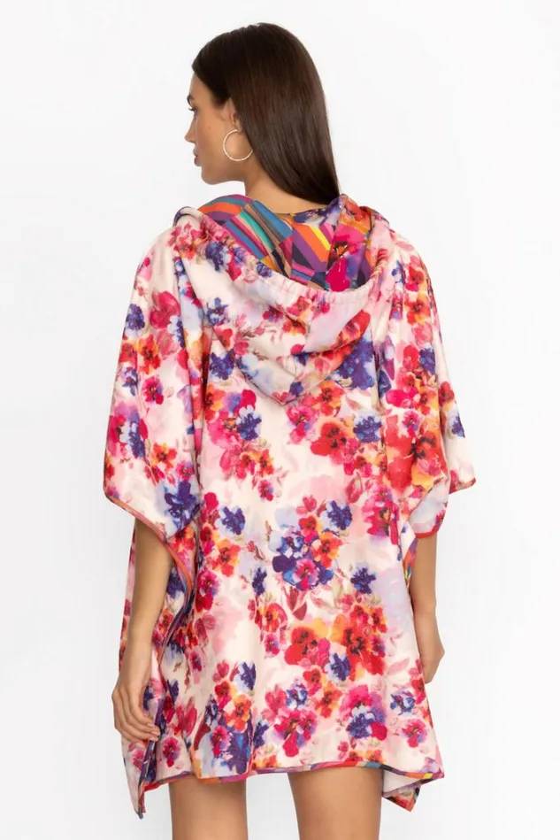 Women SUMMER DAYS TERRY PONCHO HOODIE Summer Days Johnny Was Swim and Resort Women SUMMER DAYS TERRY PONCHO HOODIE Summer Days Johnny Was Swim and Resort