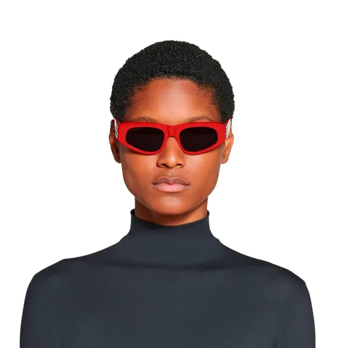 Women Sunglasses Balenciaga Dynasty Dframe Sunglasses In Red