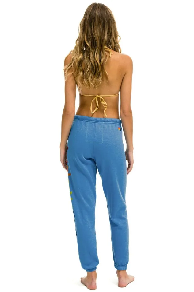 Women Sweatpants Aviator Nation Aspen Sweatpants 8211 Cobalt