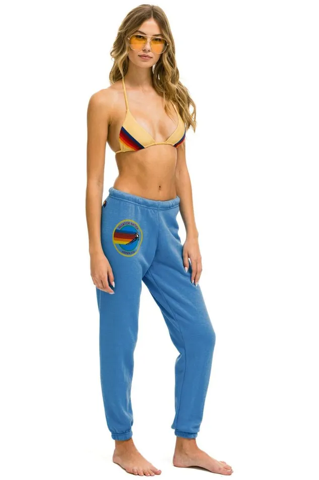 Women Sweatpants Aviator Nation Aspen Sweatpants 8211 Cobalt