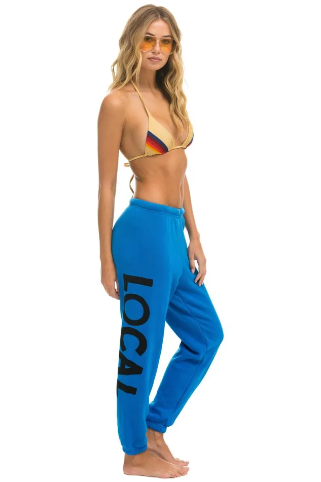Women Sweatpants Aviator Nation Locals Only Sweatpants 8211 Ocean