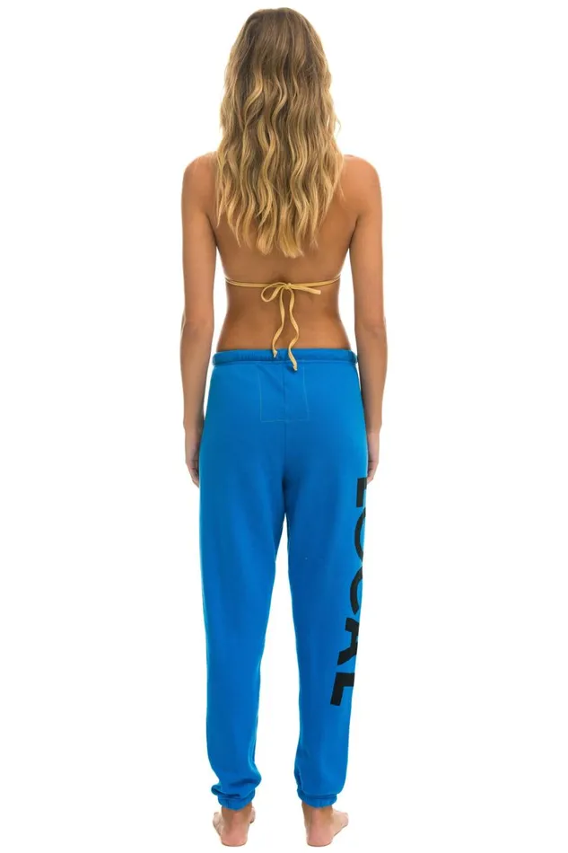 Women Sweatpants Aviator Nation Locals Only Sweatpants 8211 Ocean
