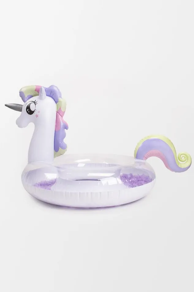 Women Swimming Rings Cupshe Glitter Unicorn Swimming Float Ring Multicolor