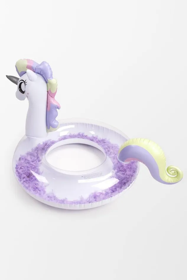 Women Swimming Rings Cupshe Glitter Unicorn Swimming Float Ring Multicolor