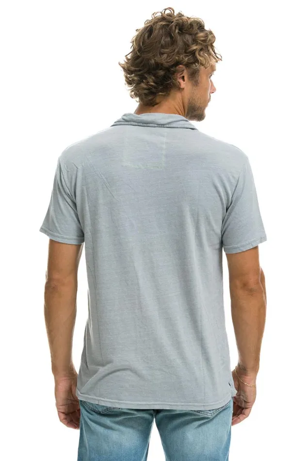 Women Tees Aviator Nation Polo 8211 Light Grey