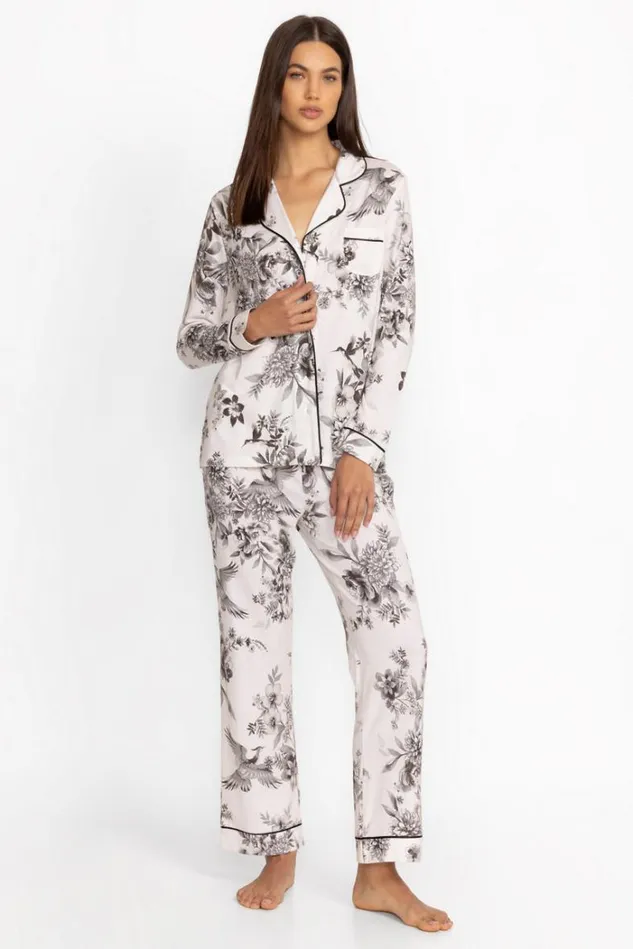 Women The Carly Pj Set Dreamer Ivory Johnny Was Sleepwear