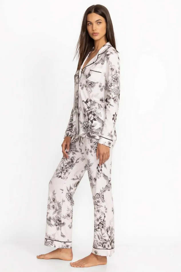 Women The Carly Pj Set Dreamer Ivory Johnny Was Sleepwear