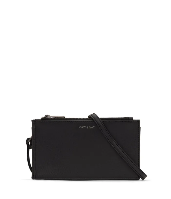 Women Tipei Vegan Crossbody Bag 8211 Dwell Black Matt and Nat Cell Phone Holders Women Tipei Vegan Crossbody Bag 8211 Dwell Black Matt and Nat Cell Phone Holders