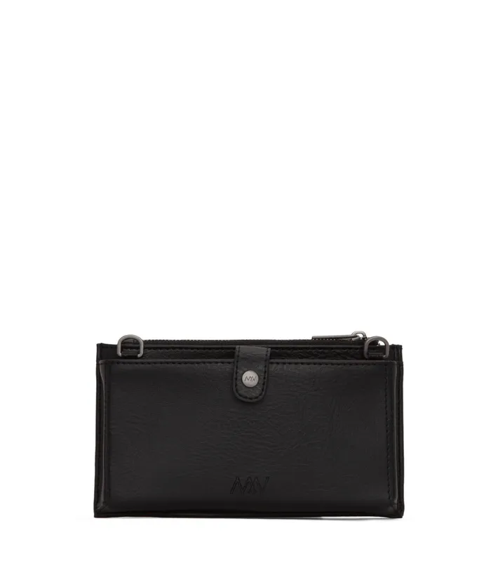 Women Tipei Vegan Crossbody Bag 8211 Dwell Black Matt and Nat Cell Phone Holders