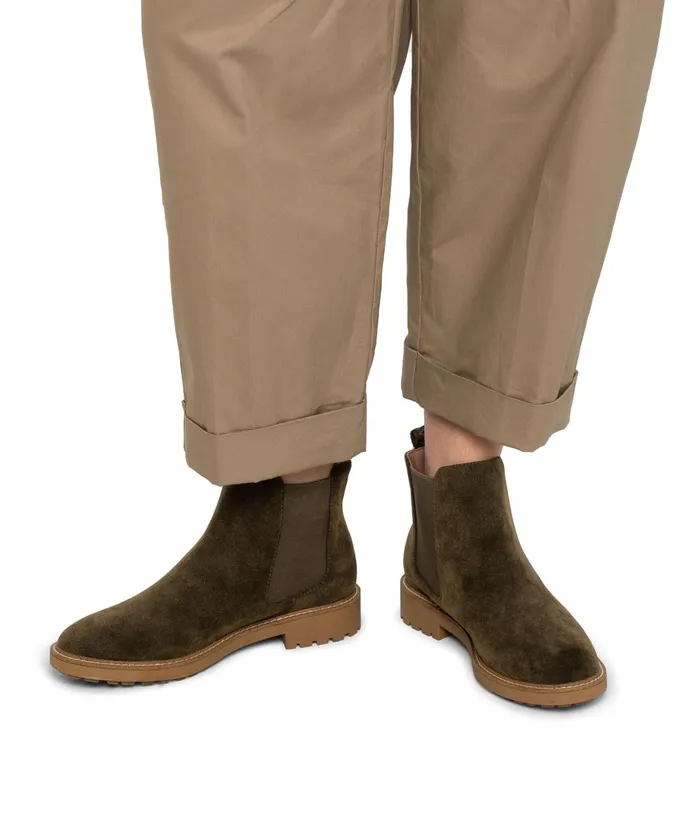 Women Tokio Vegan Chelsea Boots Black Matt and Nat Boots