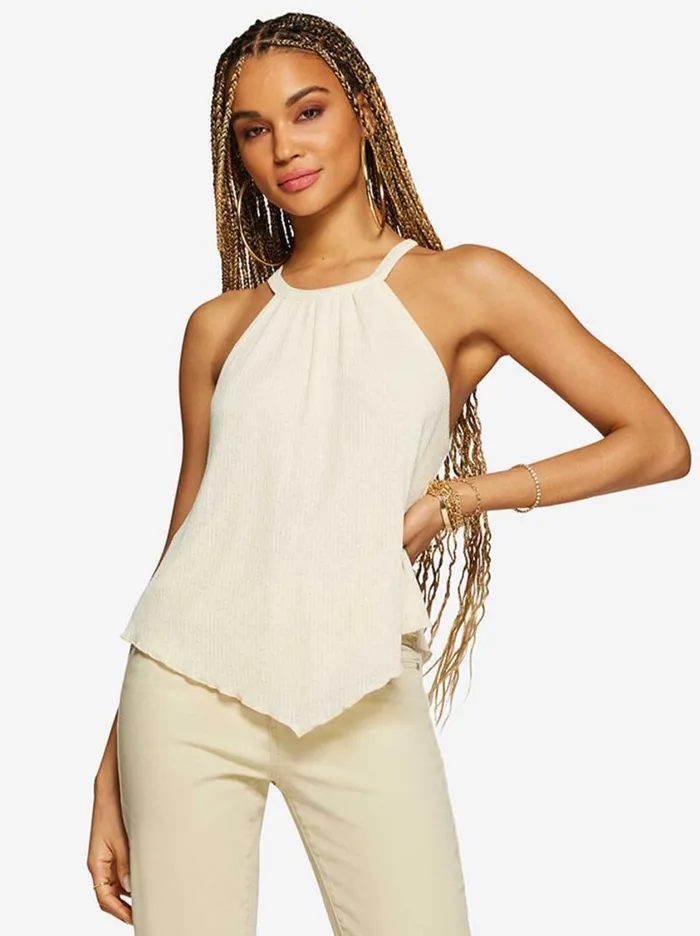 Women Tops and Tees Jessica Simpson Codie Tank In Parchment