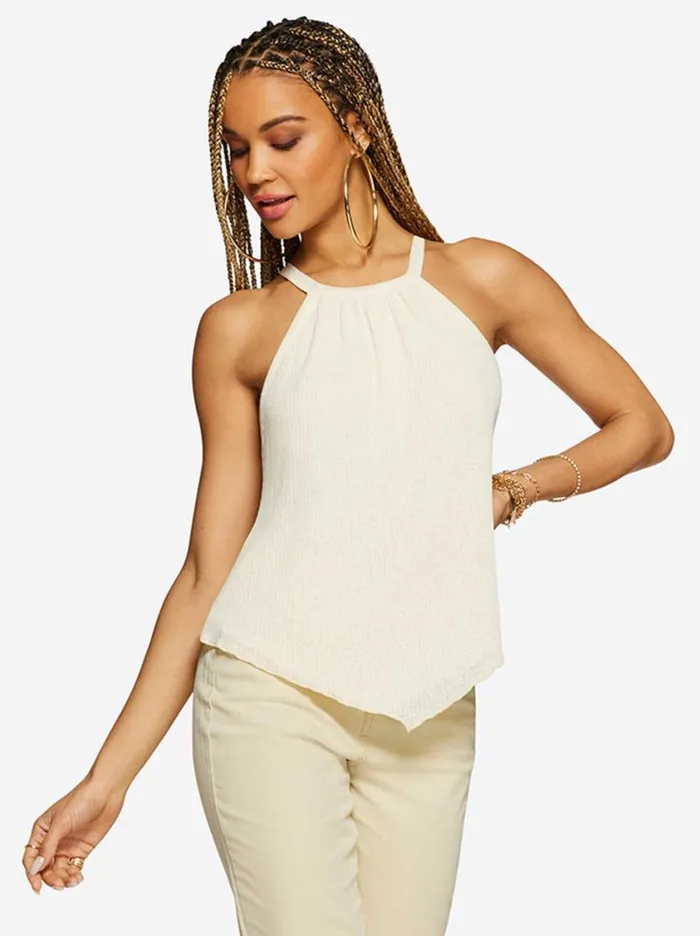 Women Tops and Tees Jessica Simpson Codie Tank In Parchment
