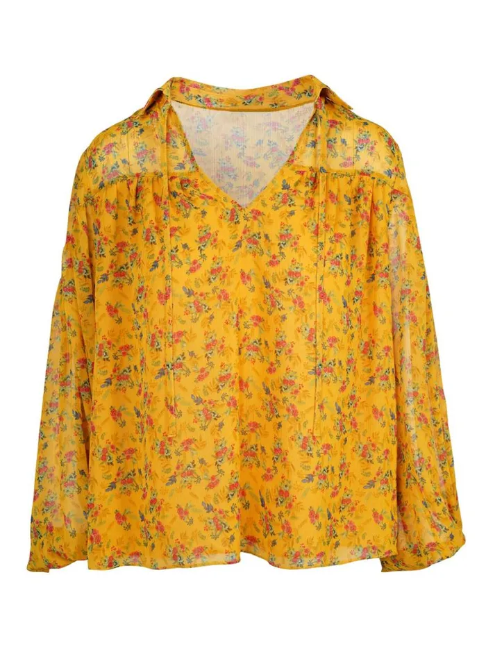 Women Tops and Tees Jessica Simpson Doris Blouse In Festive Bunches