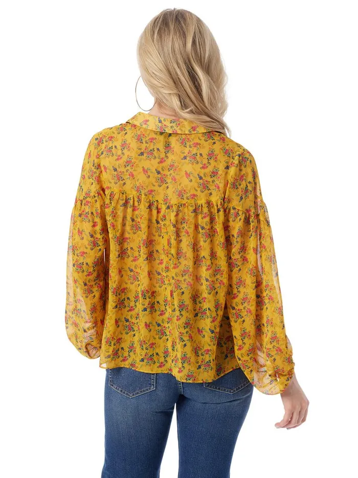 Women Tops and Tees Jessica Simpson Doris Blouse In Festive Bunches