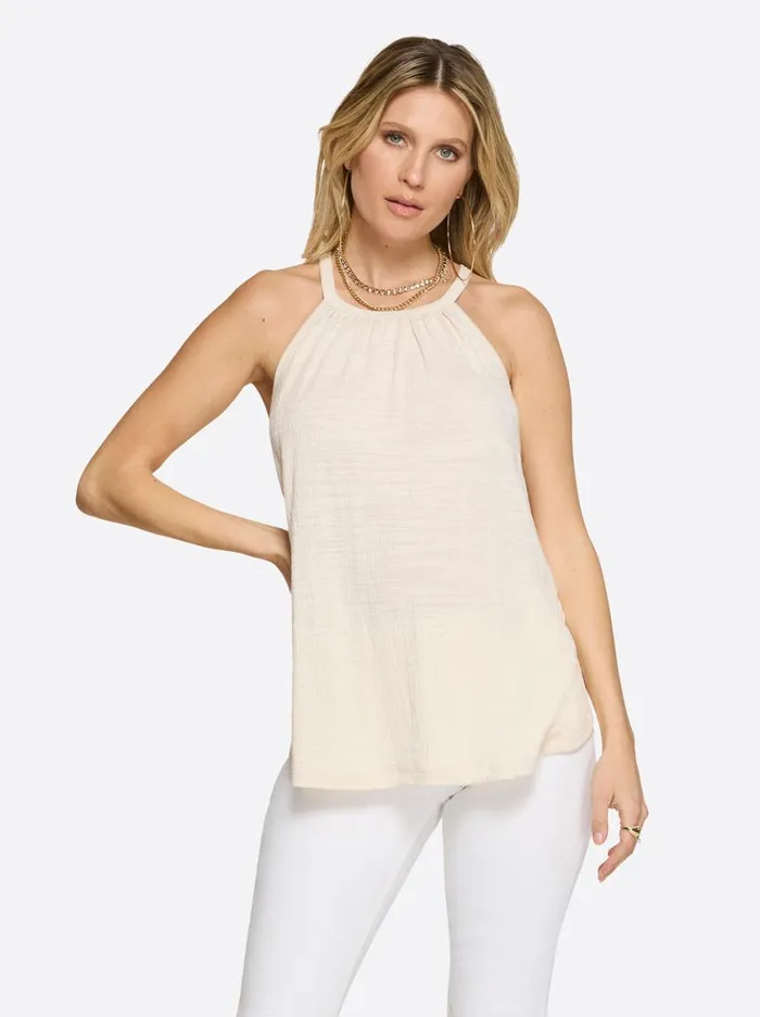Women Tops and Tees Jessica Simpson Nyre Tank In Parchment