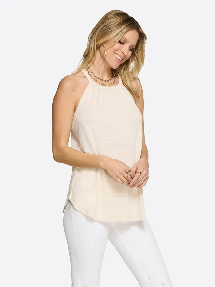 Women Tops and Tees Jessica Simpson Nyre Tank In Parchment