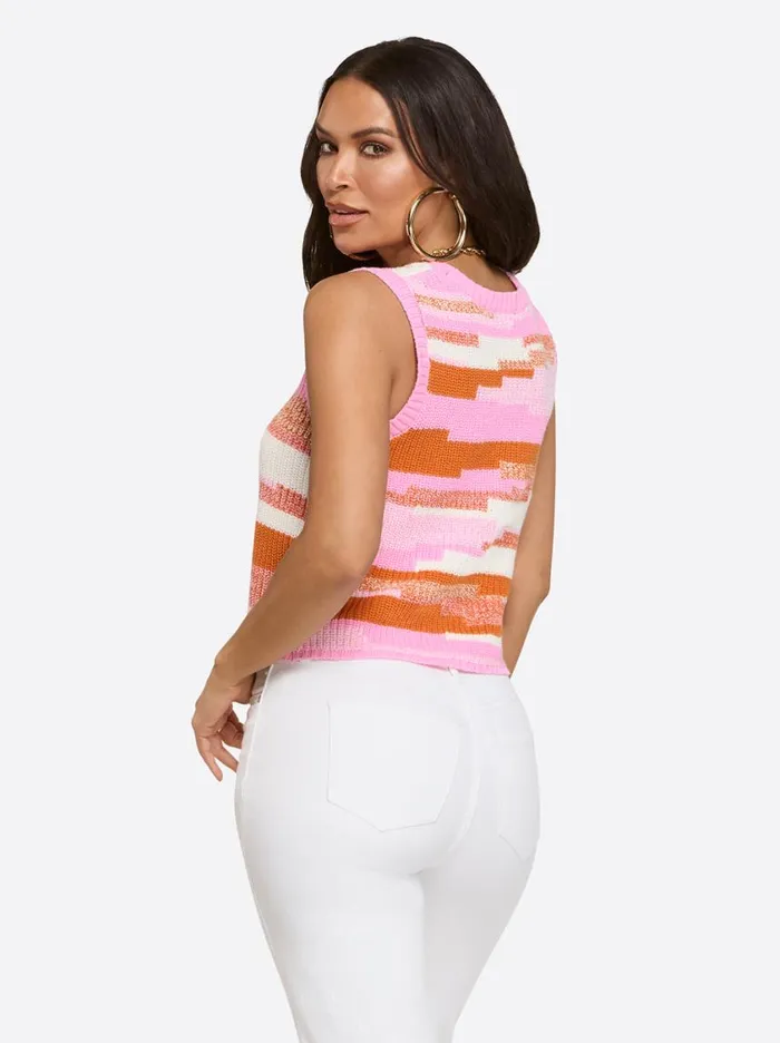 Women Tops and Tees Jessica Simpson Tasia Tank In Peony Multi