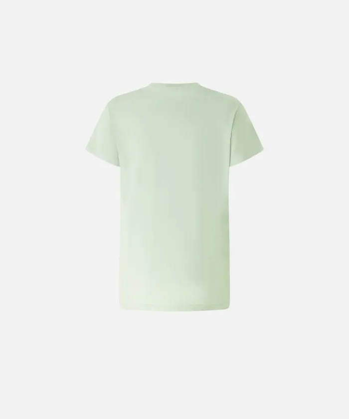 Women Topwear Pinko Tshirt Embroidered Logo Effect Mist Women Topwear Pinko Tshirt Embroidered Logo Effect Mist