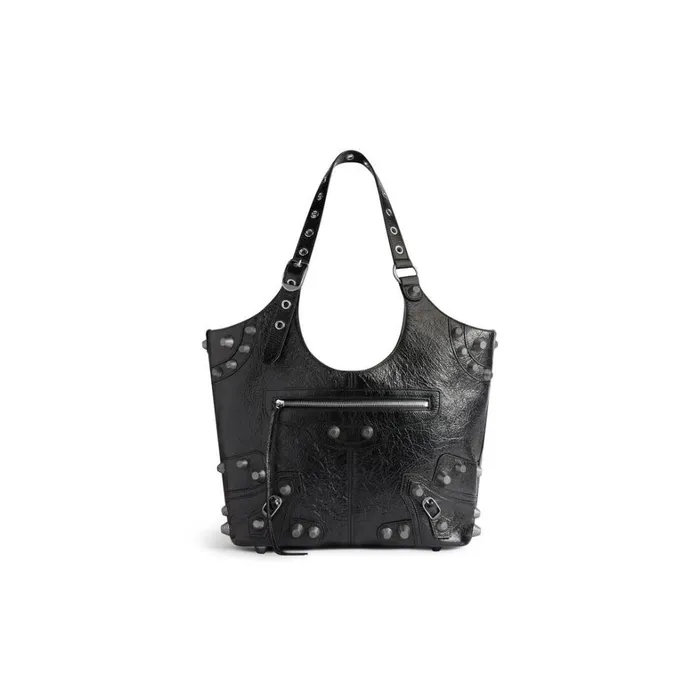 Women Tote Bags Balenciaga Le Cagole Medium Carry All Bag In Black