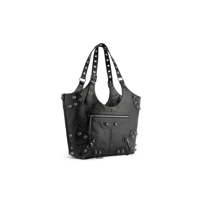 Women Tote Bags Balenciaga Le Cagole Medium Carry All Bag In Black