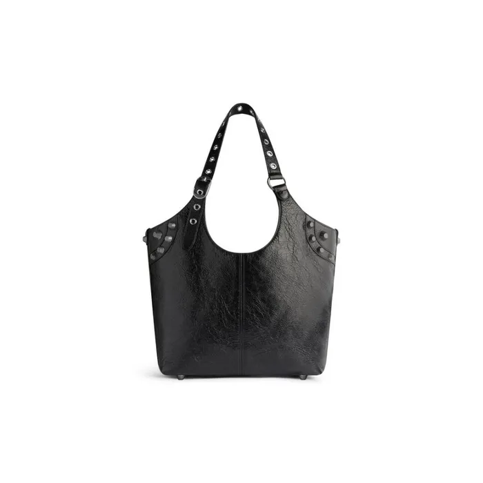 Women Tote Bags Balenciaga Le Cagole Medium Carry All Bag In Black