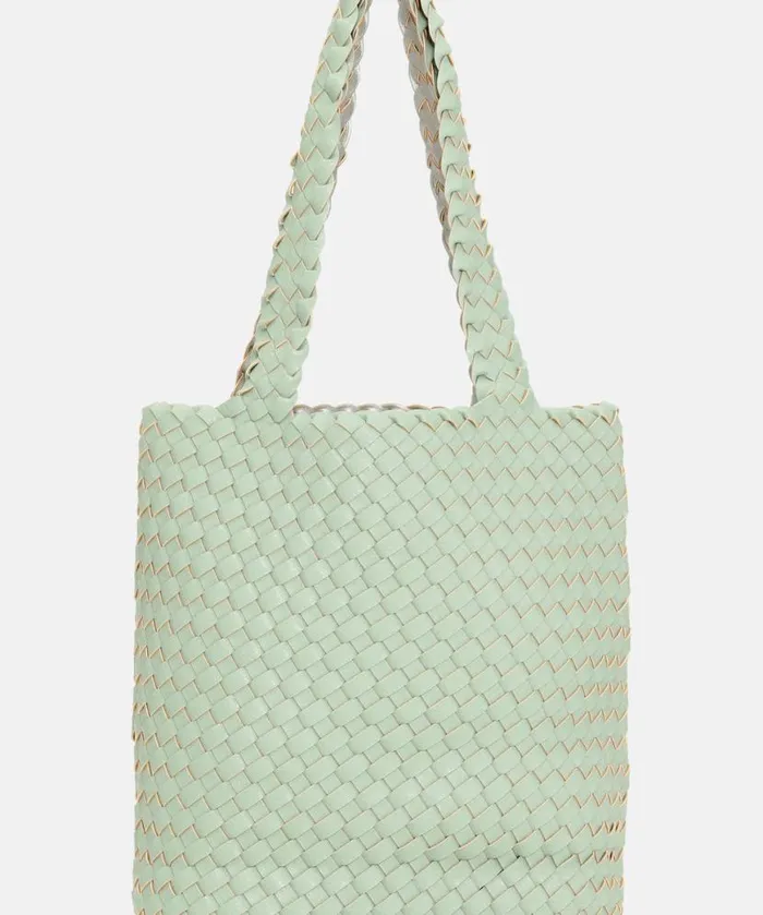 Women Tote Bags Mini Ilse Jacobsen Tote Bag Mini 8211 Bleached Silver
