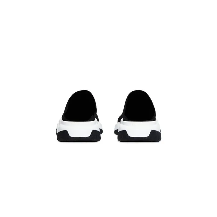 Women Trainers Balenciaga Speed Recycled Knit Mule In Black