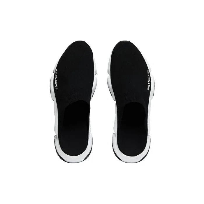 Women Trainers Balenciaga Speed Recycled Knit Mule In Black