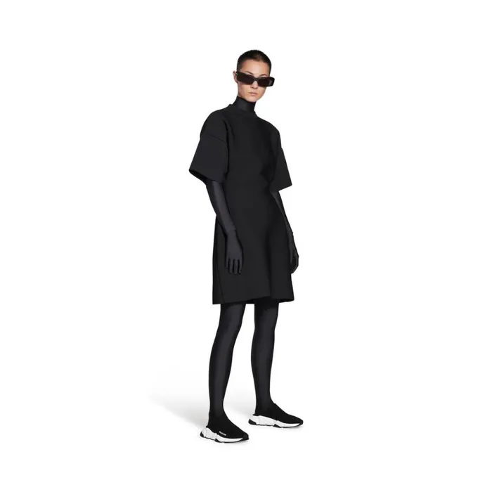 Women Trainers Balenciaga Speed Recycled Knit Mule In Black
