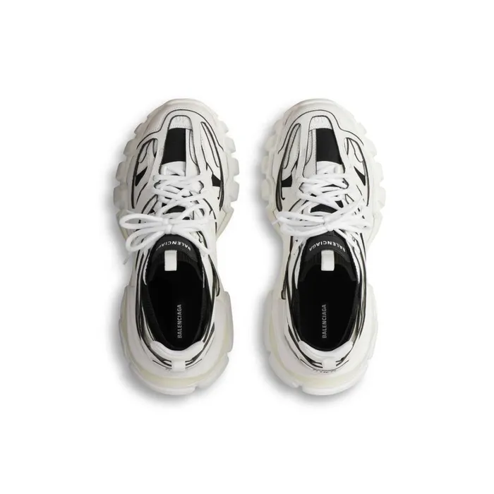Women Trainers Balenciaga Track Sock Trainers In Whiteblack
